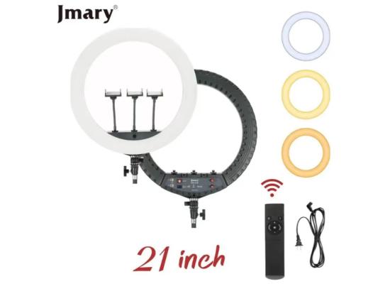 Jmary Selfie FM-21R Ring Light 21 Inch With Remote, 72W without Tripod powerful and versatile ring light designed to elevate your lighting 